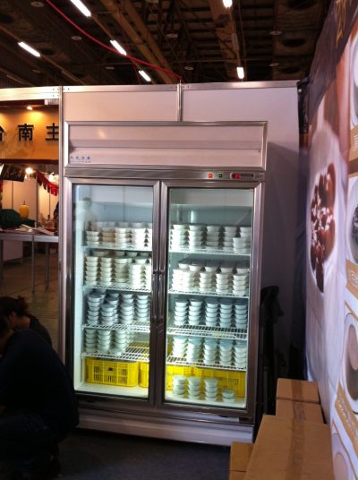 雙門玻璃冷藏櫃